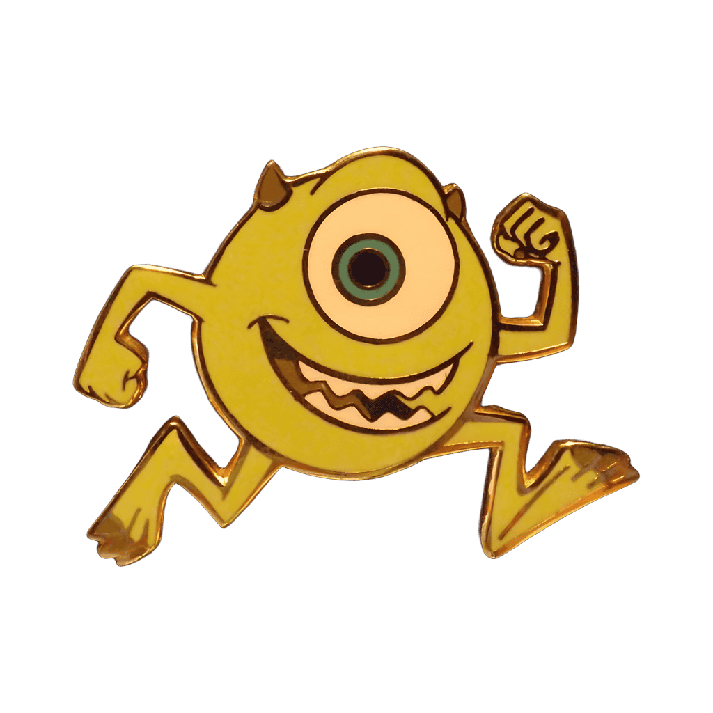 Mike Running Disney pin
