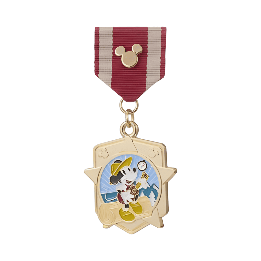 Mickey playing a guitar Disney pin