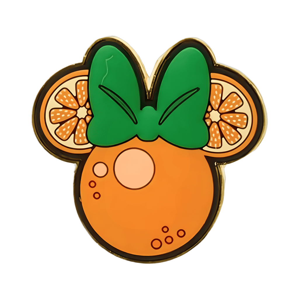 Orange Disney pin