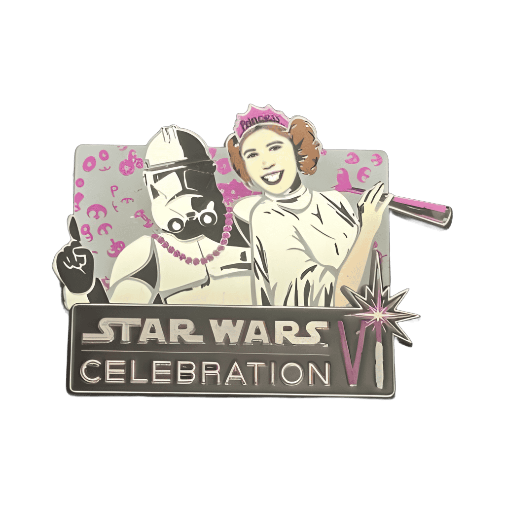 Leia and Stormtrooper Disney pin