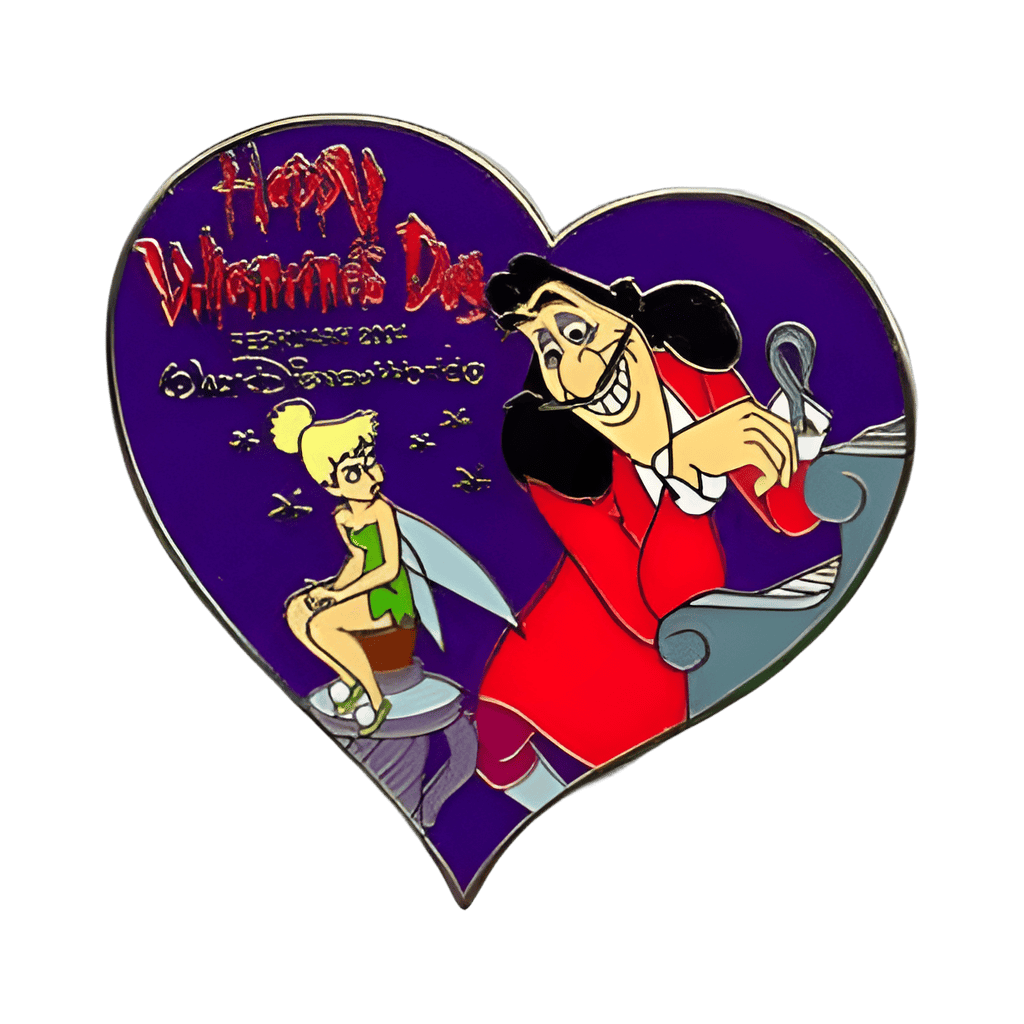 Tinker Bell & Captain Hook Disney pin