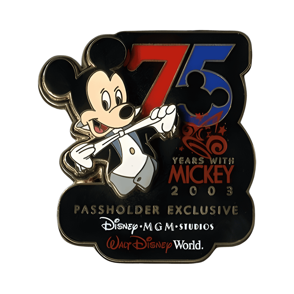 75 years with Mickey MGM Studios Disney pin