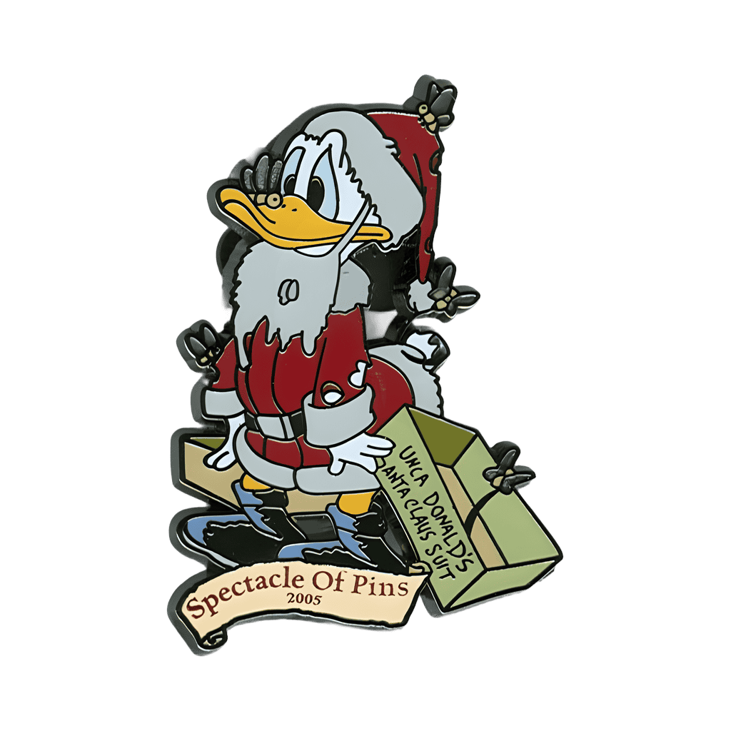 Santa Donald in Moth Eaten Suit Disney pin