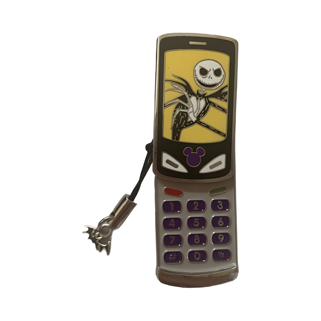 Jack Skellington Cell Phone Disney pin