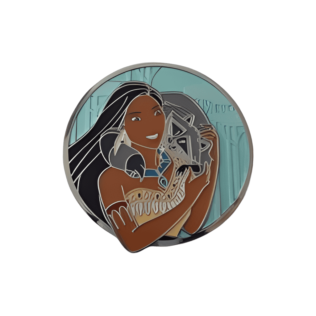 Pocahontas and Meeko Disney pin