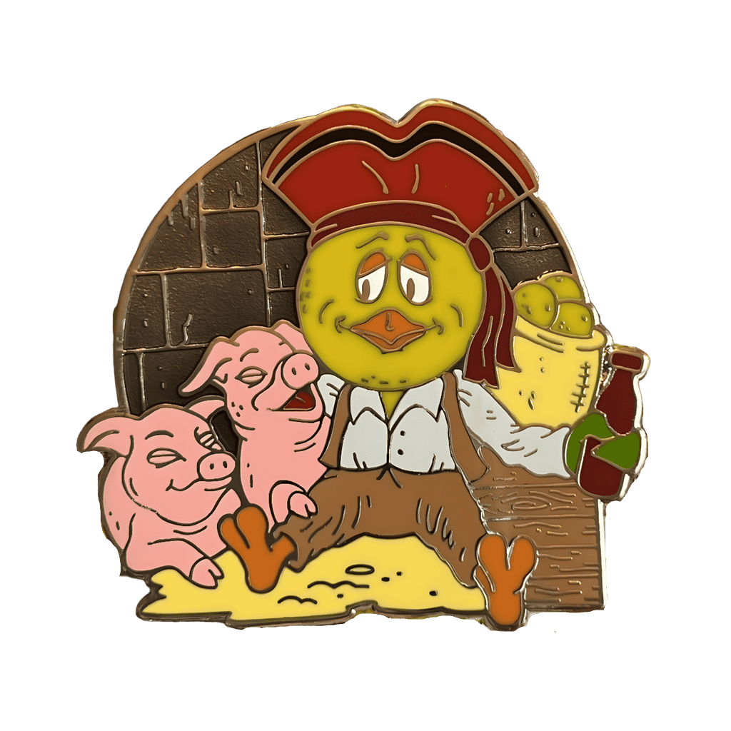 Orange Bird Friends Pirates of the Caribbean Disney pin