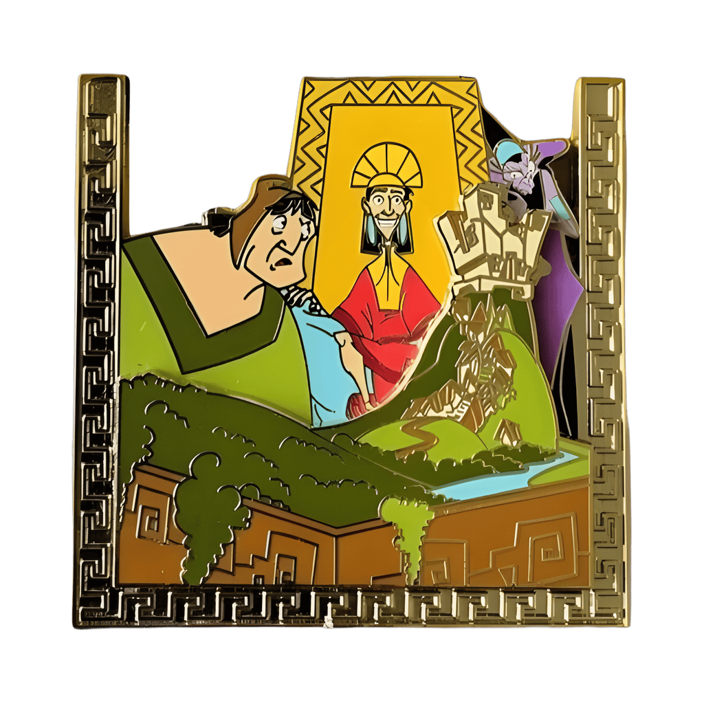 Kuzco, Pacha, and Yzma Disney pin