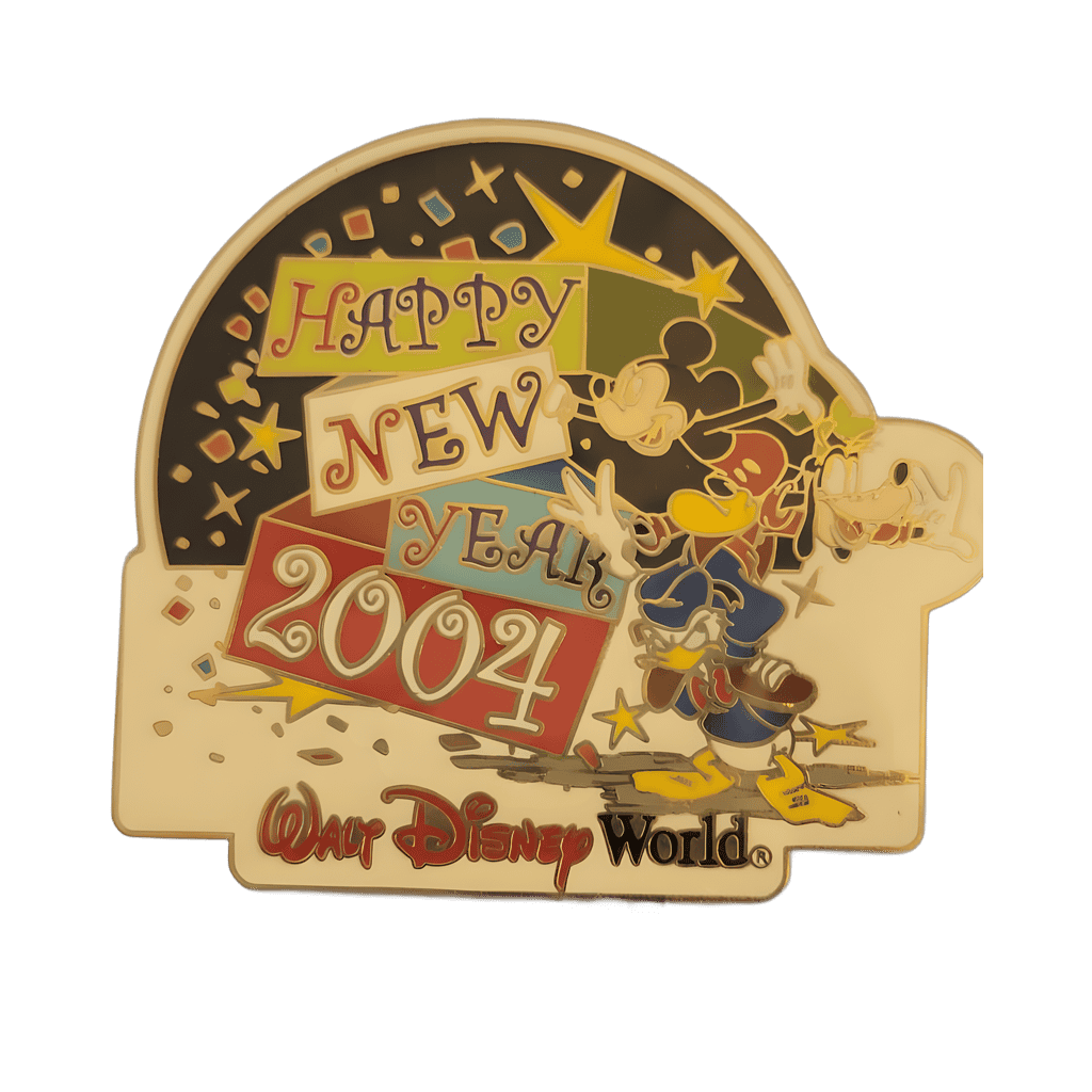 Happy new year 2004 Disney pin
