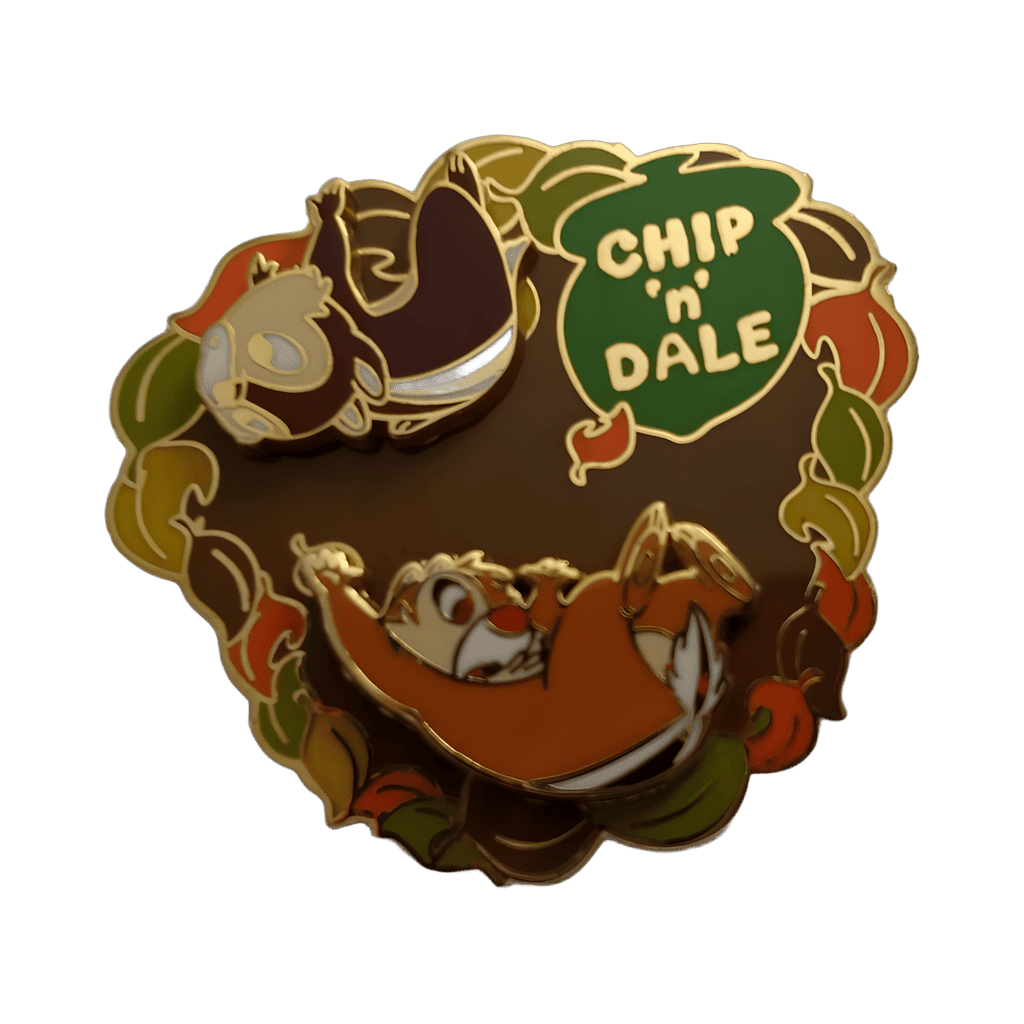Chip and Dale Autumn Leaves - Spinner and Slider Disney pin