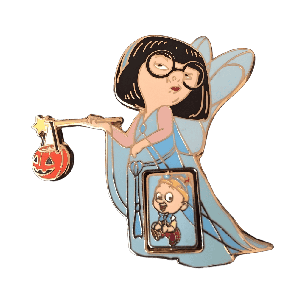 Costumed Edna Mode & Jack-Jack Disney pin
