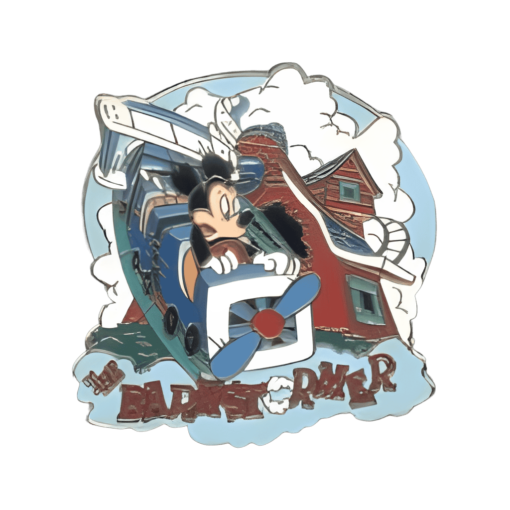 Mickey on the Barnstormer Disney pin