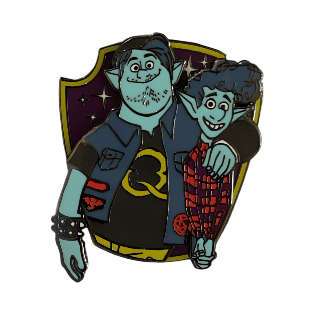 Ian and Barley Crest Disney pin