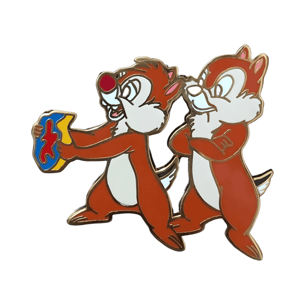 Mickey's Super Star Trading Team (Chip & Dale) Disney pin