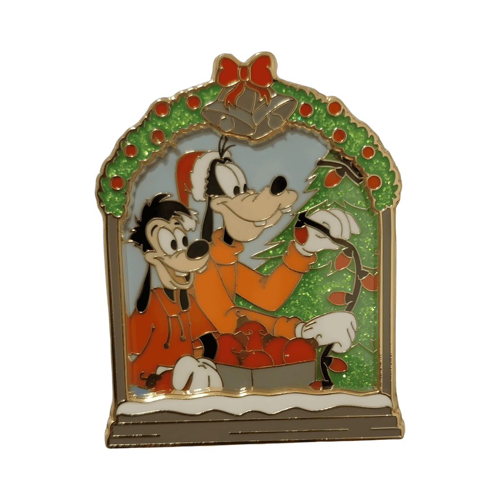 Goofy and Max - Decorating a Tree Disney pin