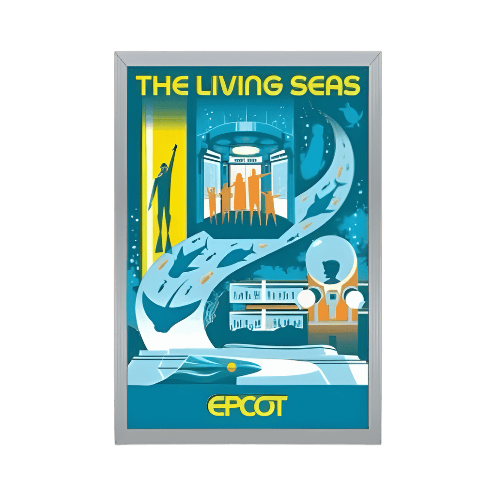 The Living Seas Disney pin