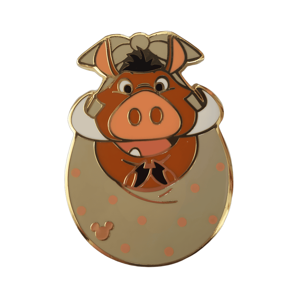 Pumbaa in a Baby Blanket Disney pin