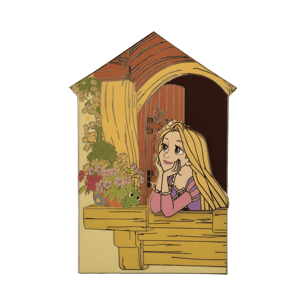 Rapunzel with Pascal Disney pin