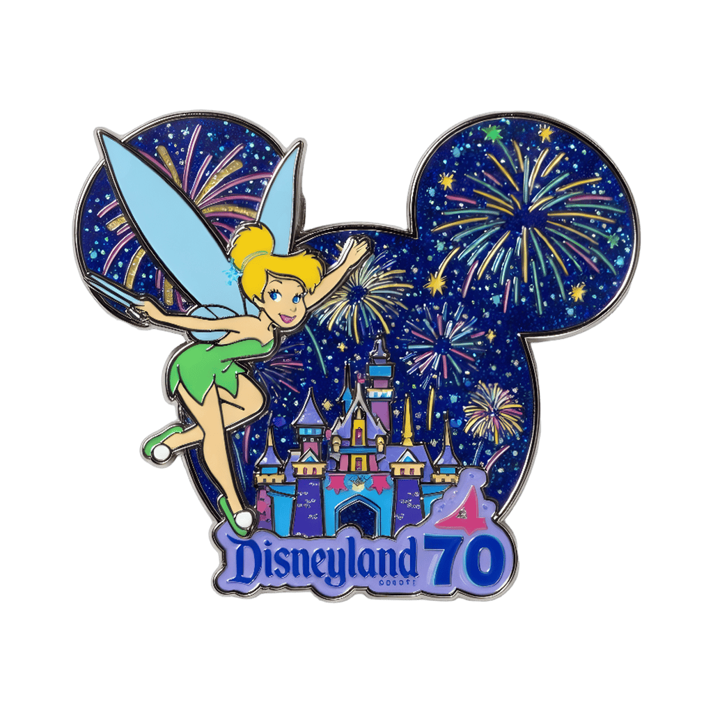 Tinker Bell and Fireworks Over the Castle Disney pin