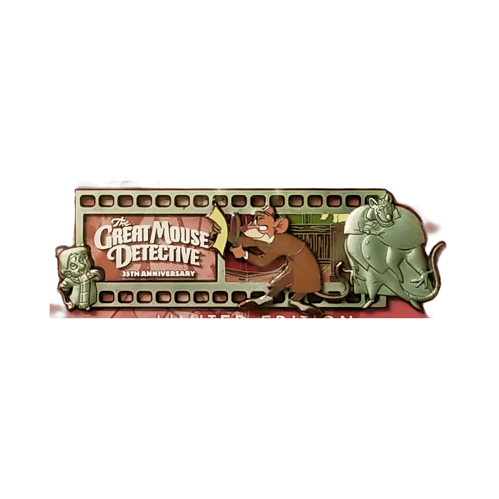 The Great Mouse Detective 35th Anniversary Disney pin