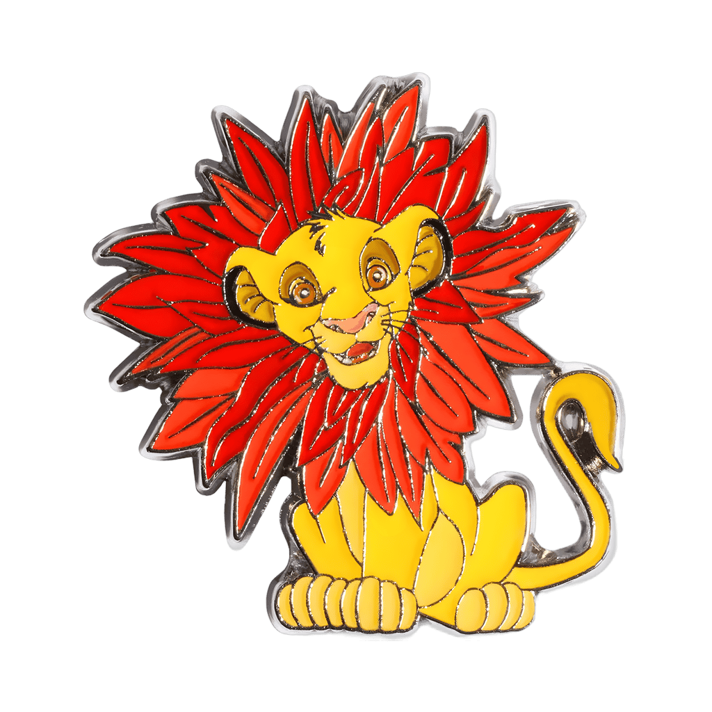Young Simba With Leaf Mane Disney pin