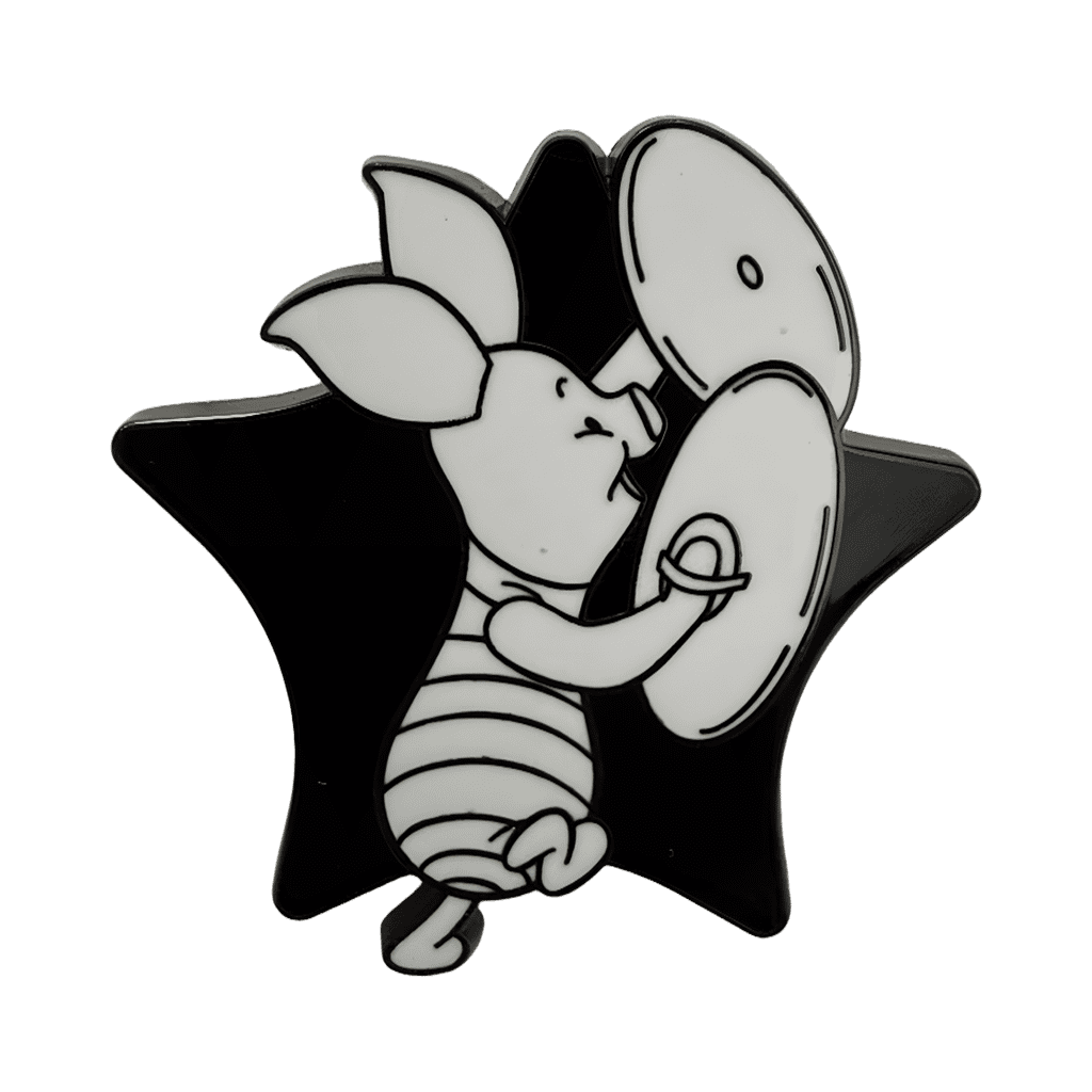 Piglet - Black and White (Y798) Disney pin