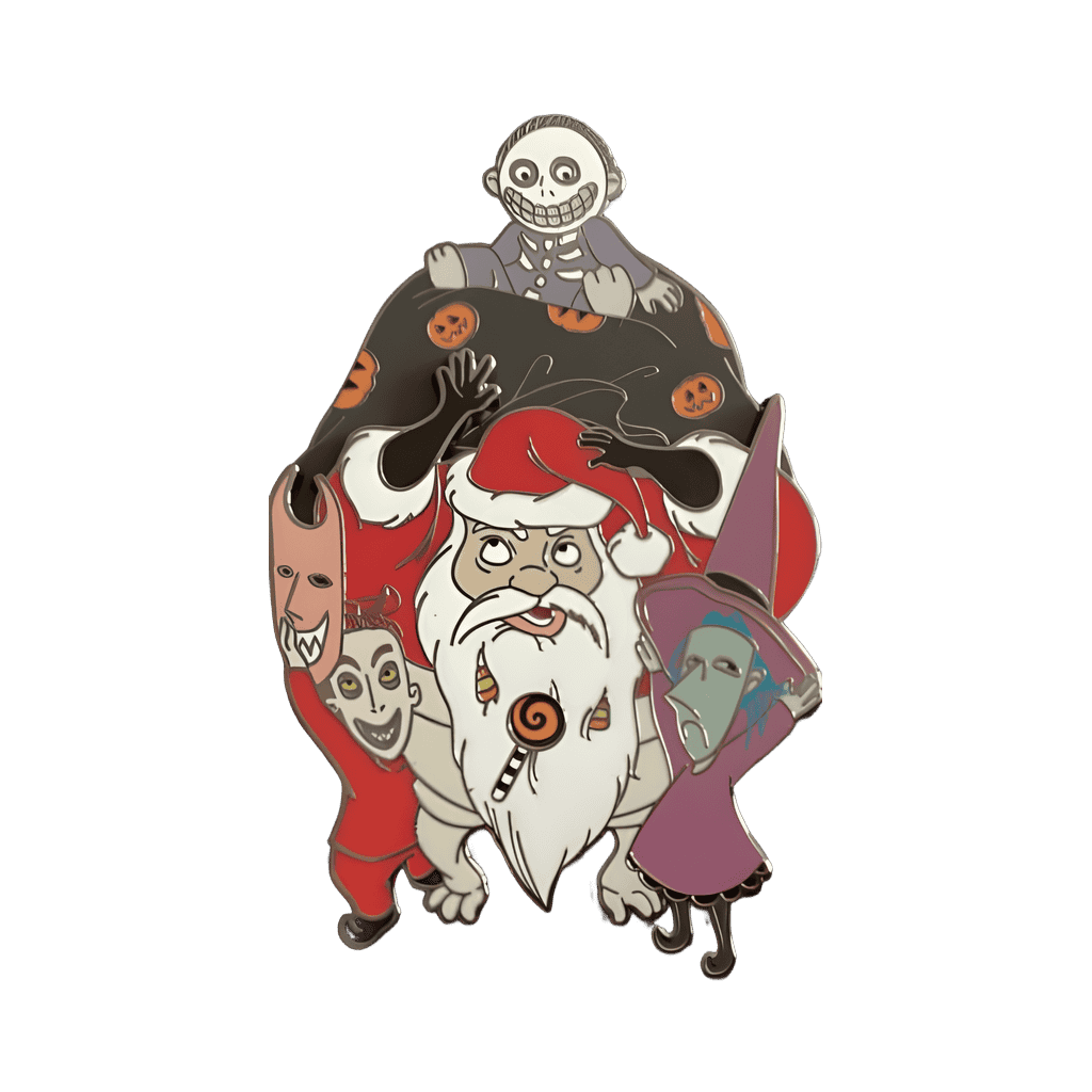 Lock Shock and Barrel with Santa 30th Disney pin