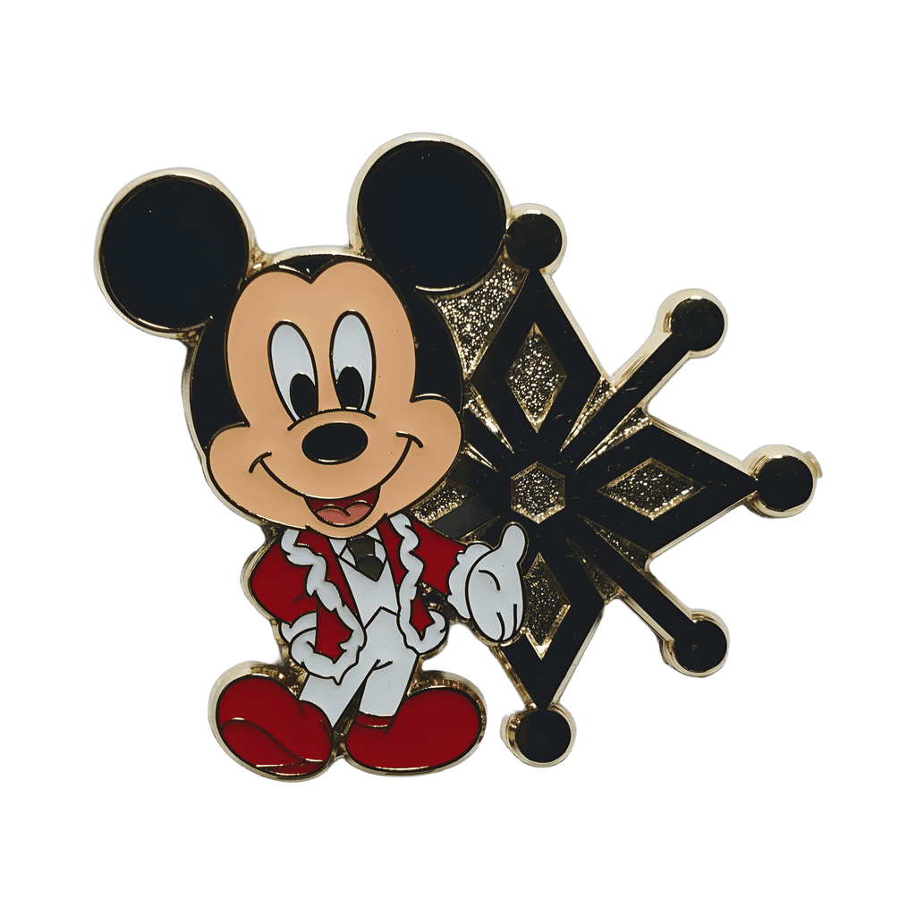 Gold Snowflake - Mickey Disney pin