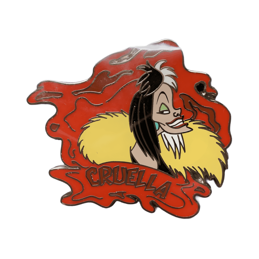 Cruella Disney pin