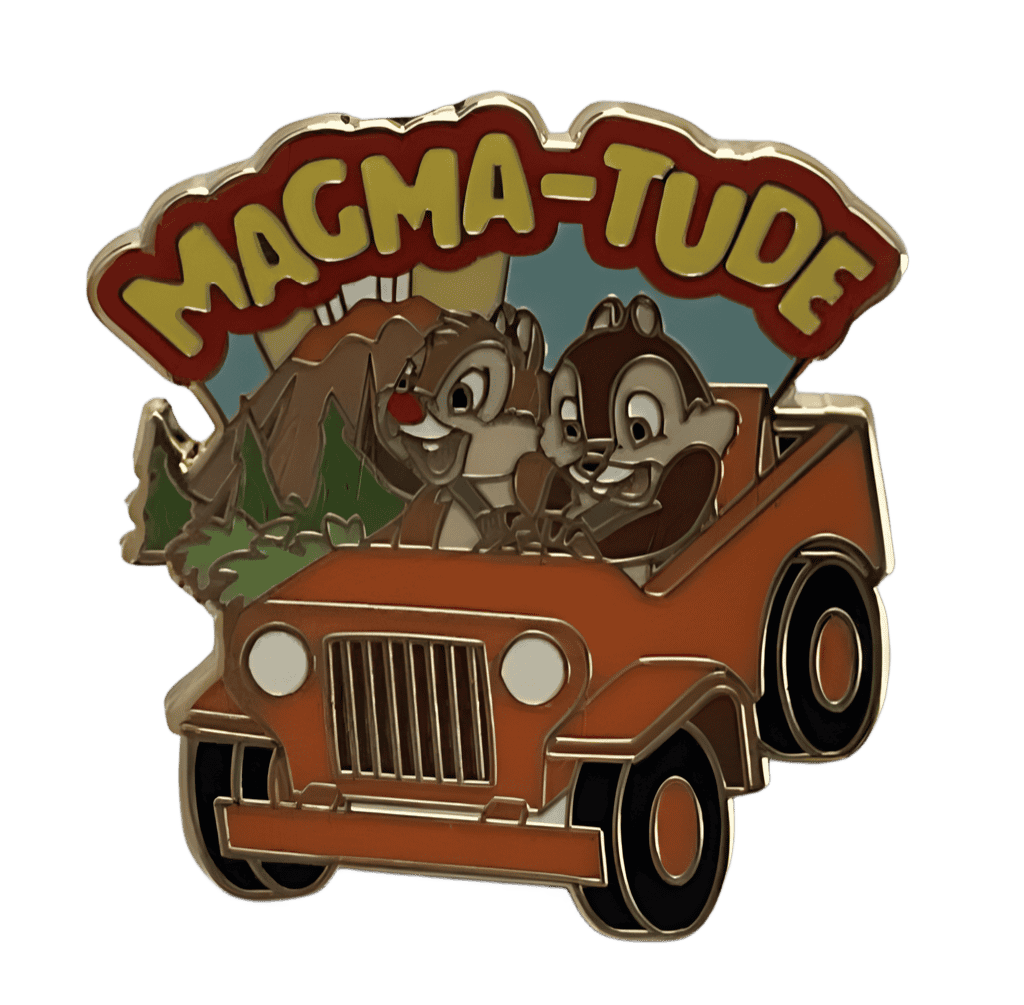 Chip & Dale - Magma Tude Disney pin
