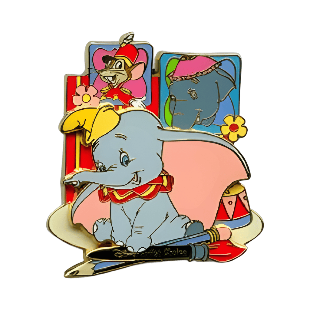 #6 Dumbo, Mrs. Dumbo, Timothy Mouse Disney pin