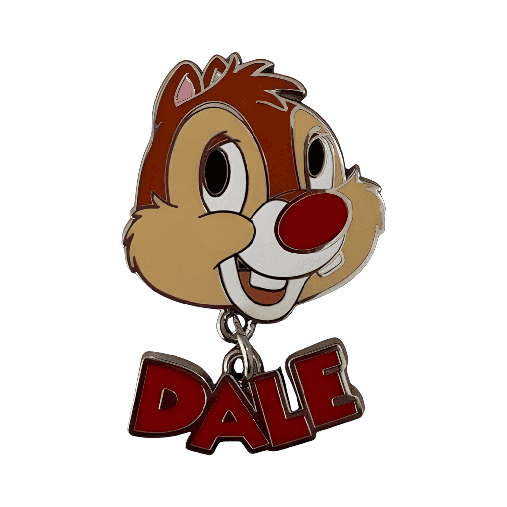 Dale Name Dangle Disney pin