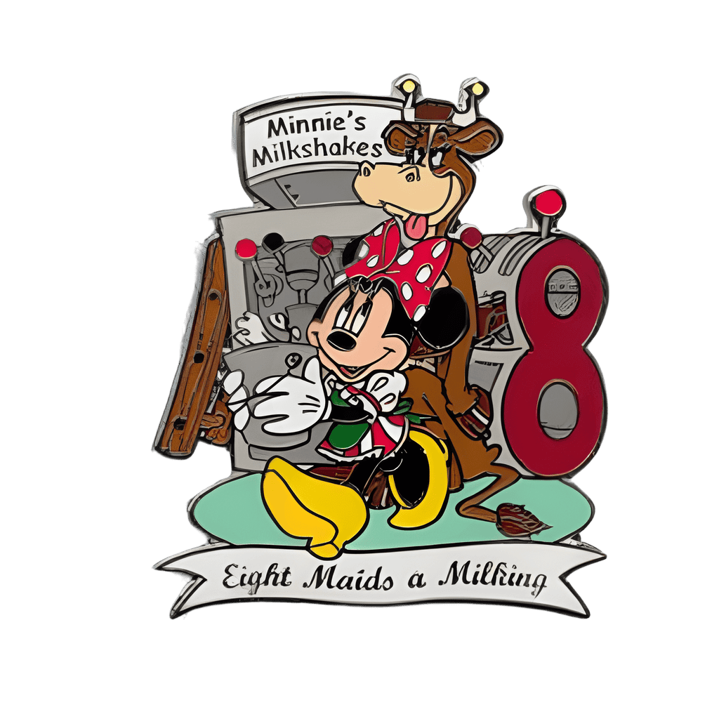 Eight Maids a Milking Disney pin