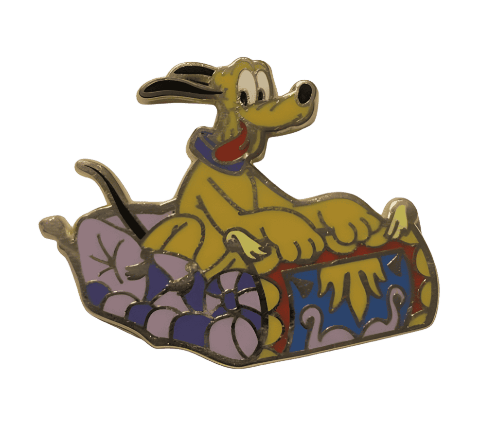 Pluto on Magic Catpet Disney pin