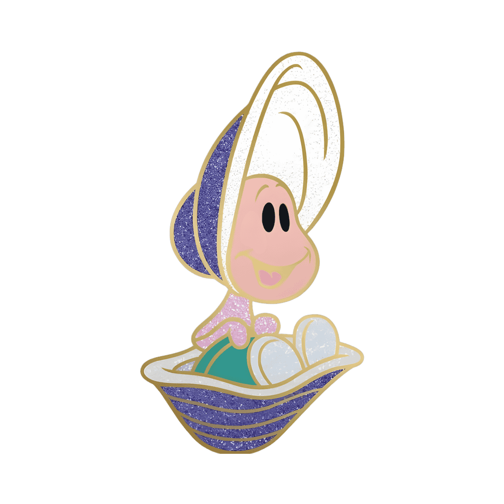 Baby Oyster Sitting CHASE (1675) Disney pin