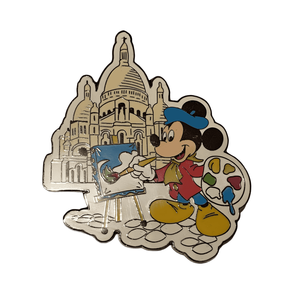 Mickey Painting at Sacre Coeur Disney pin