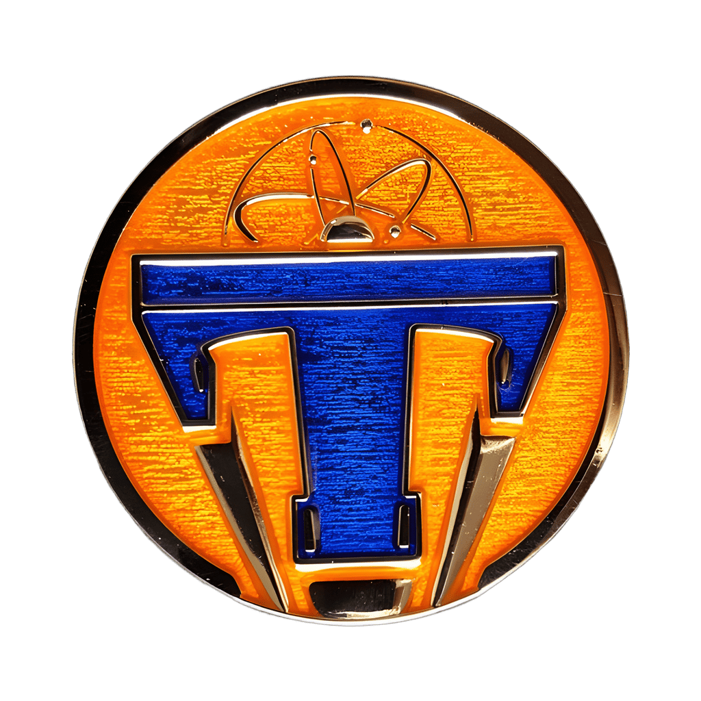 Tomorrowland 2 pin set (Logo Pin with Molecule Symbol ) Disney pin