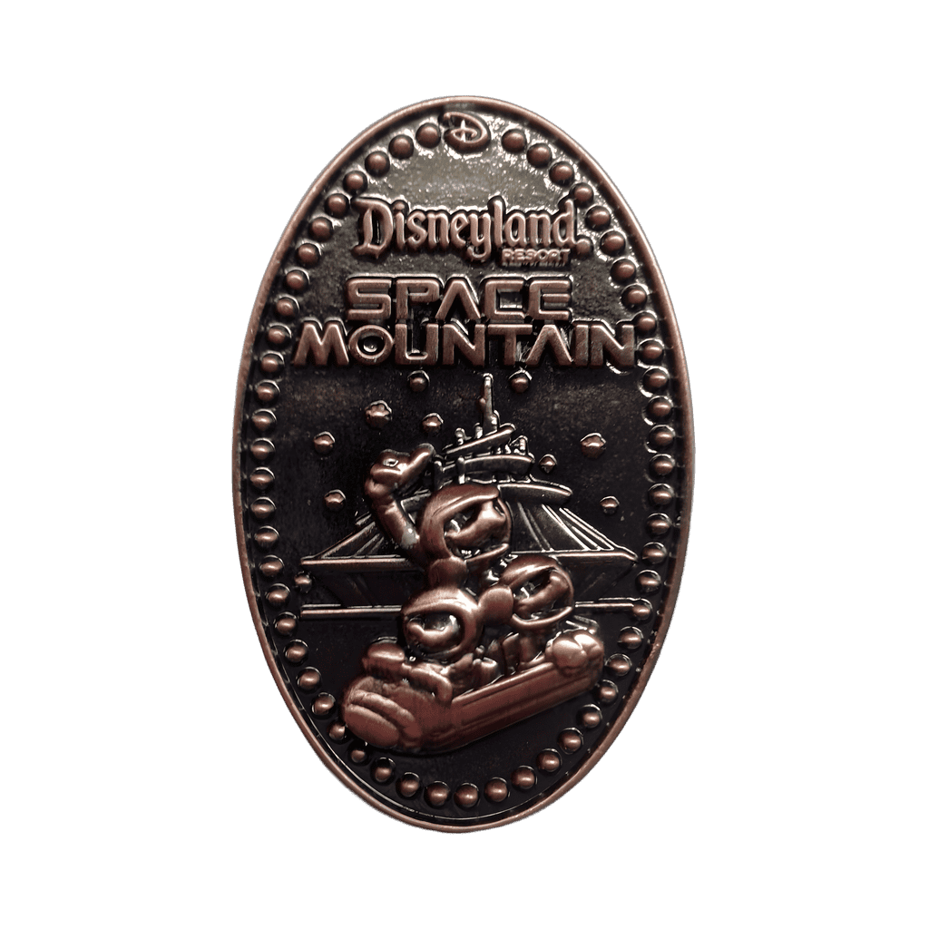 Space Mountain - Mickey, Pluto and Goofy Disney pin
