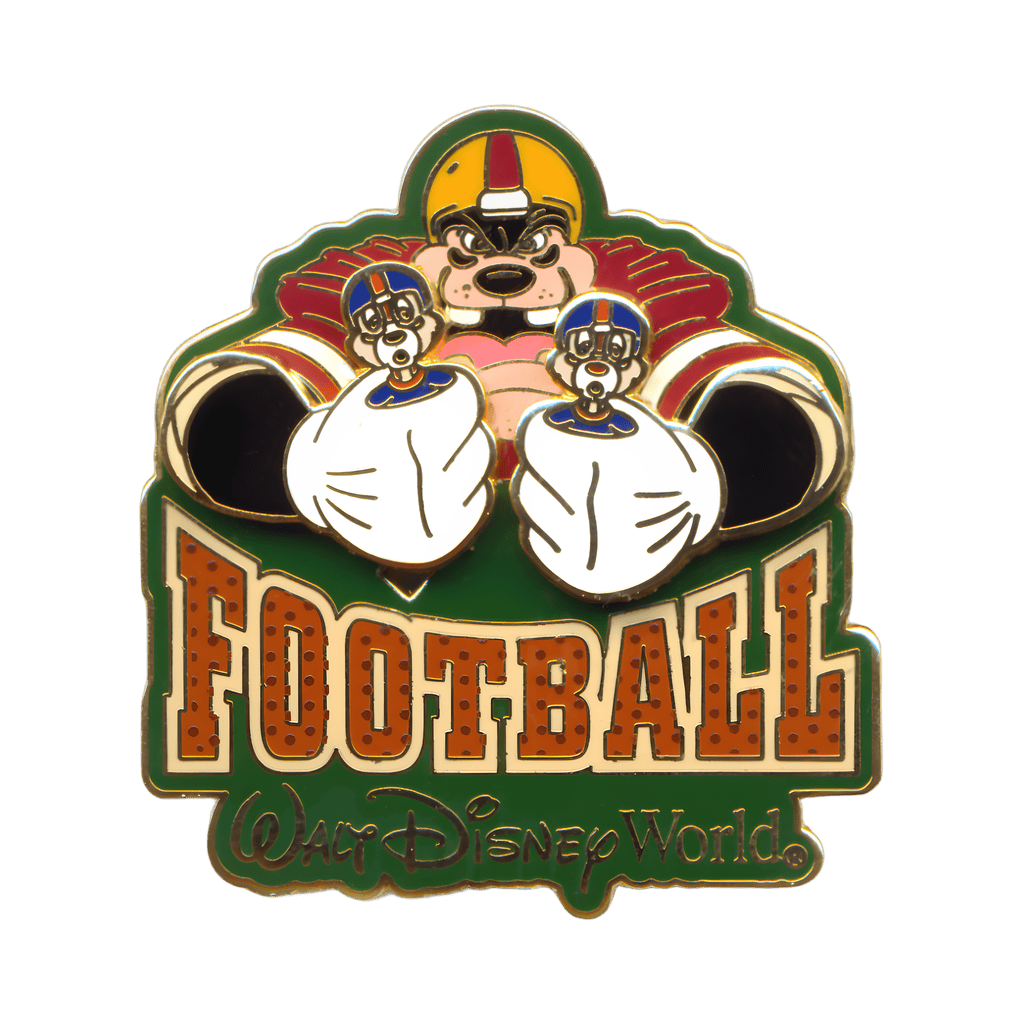 Chip & Dale & Pete - Football Disney pin