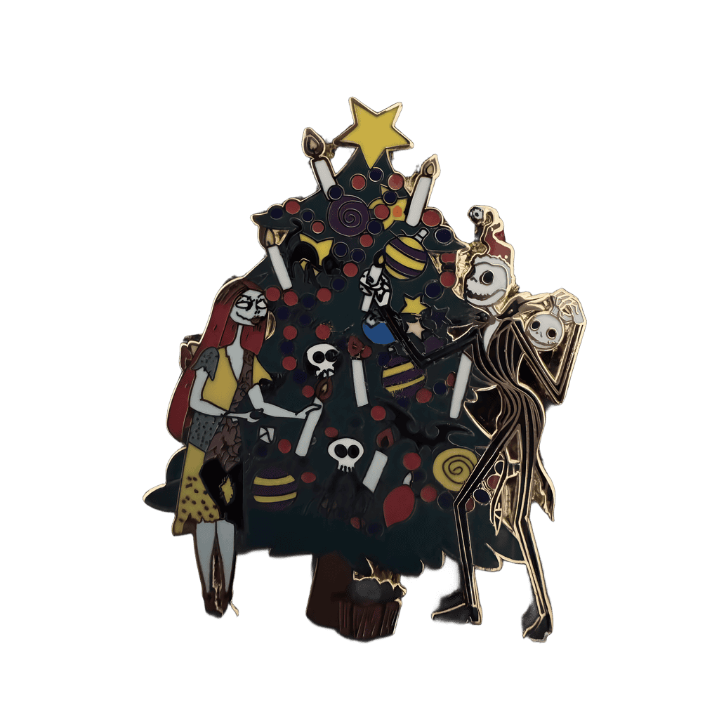 Jack Skellington and Sally Hanging Ornaments Disney pin