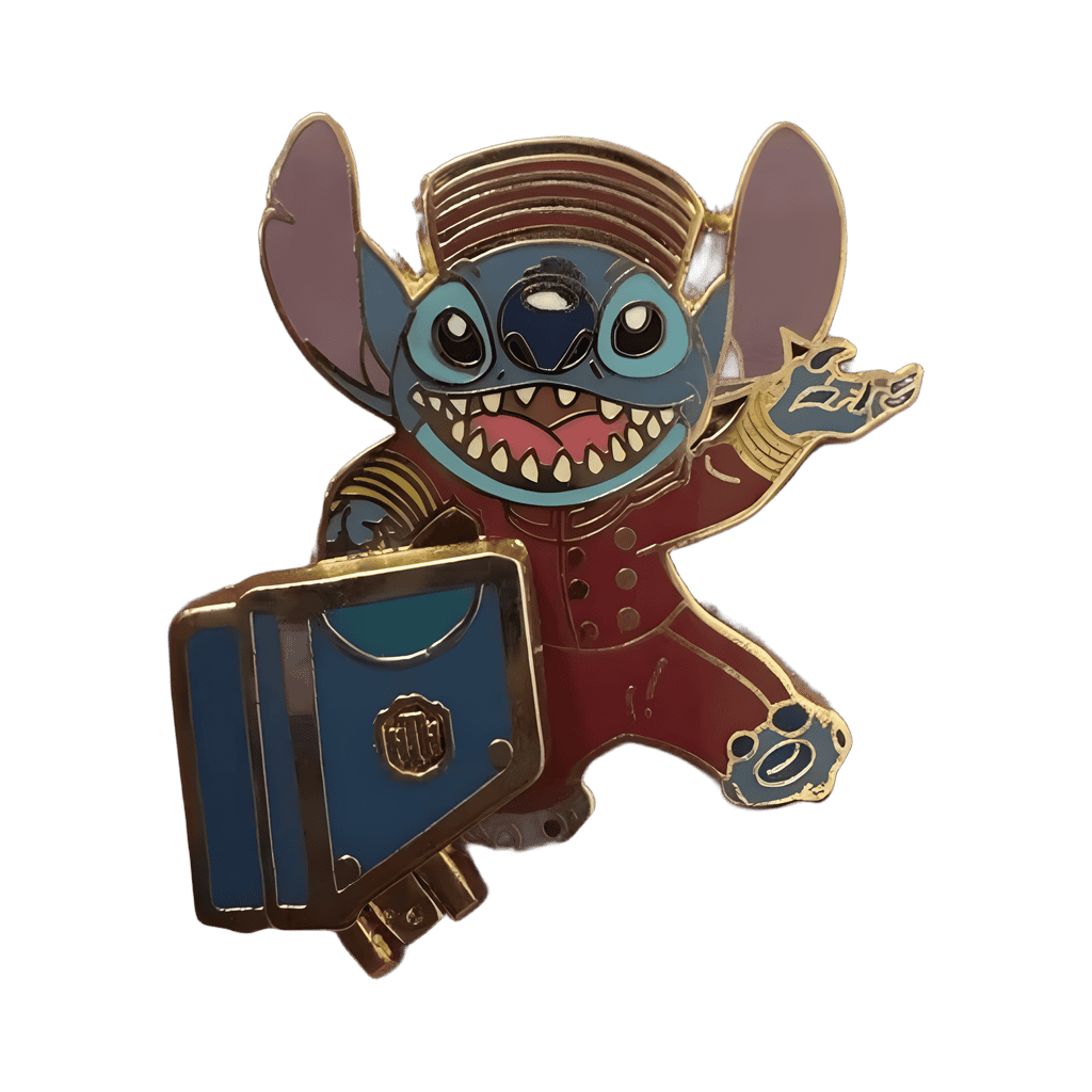 Bellhop Stitch Disney pin