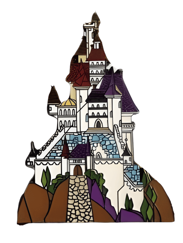 Beauty and the Beast Castle Disney pin