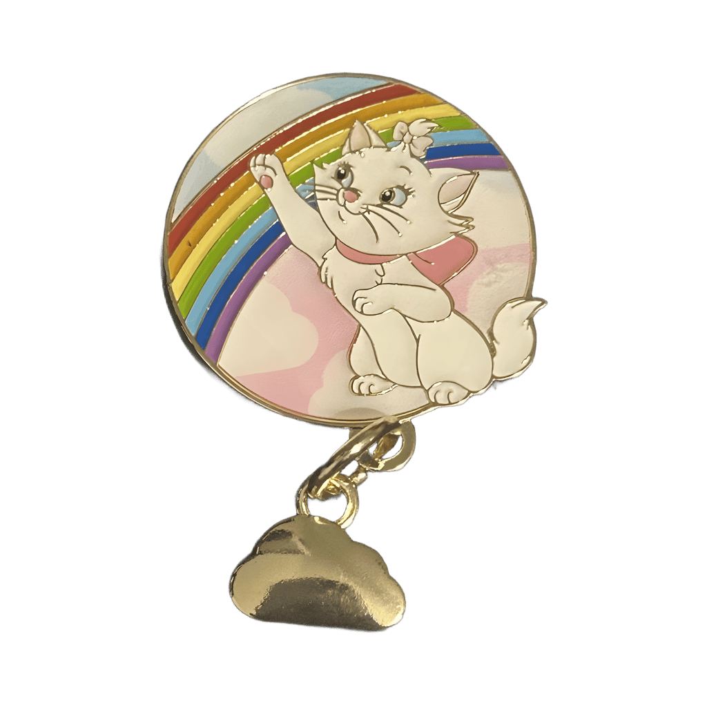 Marie with Rainbow and Cloud Dangle Disney pin