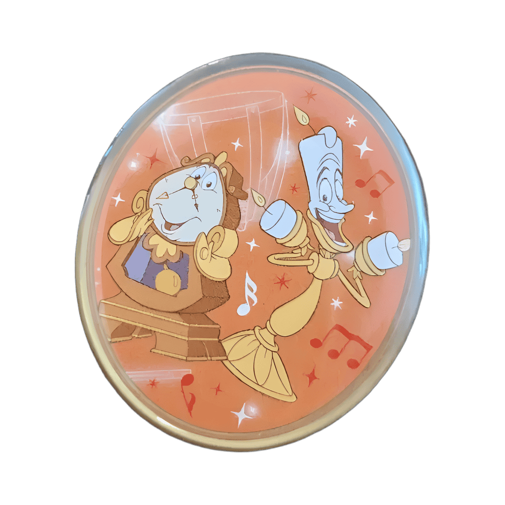 Lumiere and Cogsworth Disney pin
