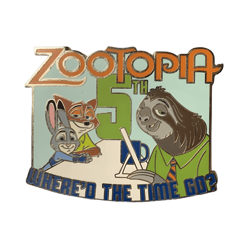 ZooTopia 5th Anniversary Disney pin