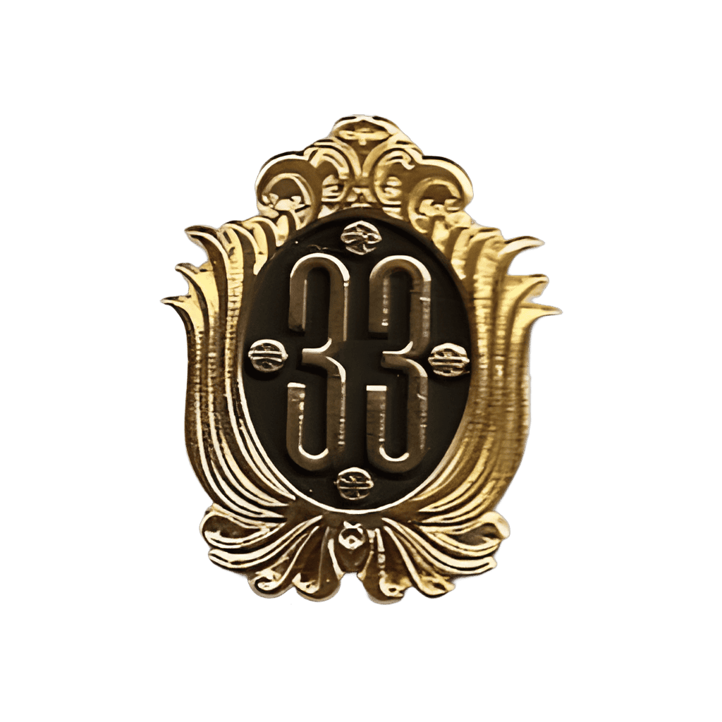 Club 33 Members Logo Disney pin