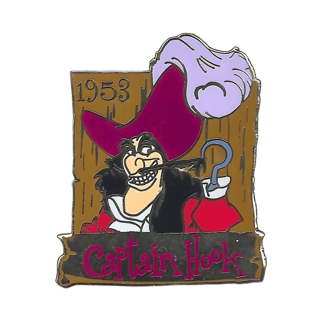 #86 - Captain Hook 1953 Disney pin