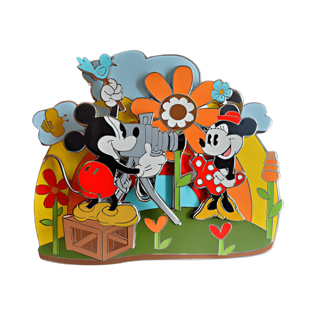 Paola Gutierrez - Perfect pose camera with flowers Disney pin
