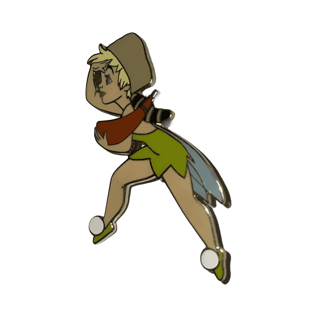 Tinker Bell as Davy Crockett Disney pin
