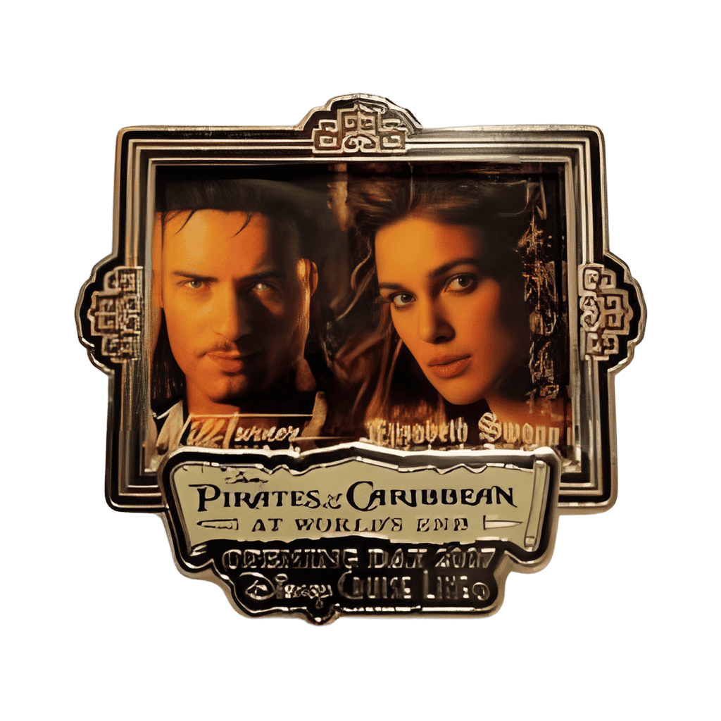 Will and Elizabeth Disney pin