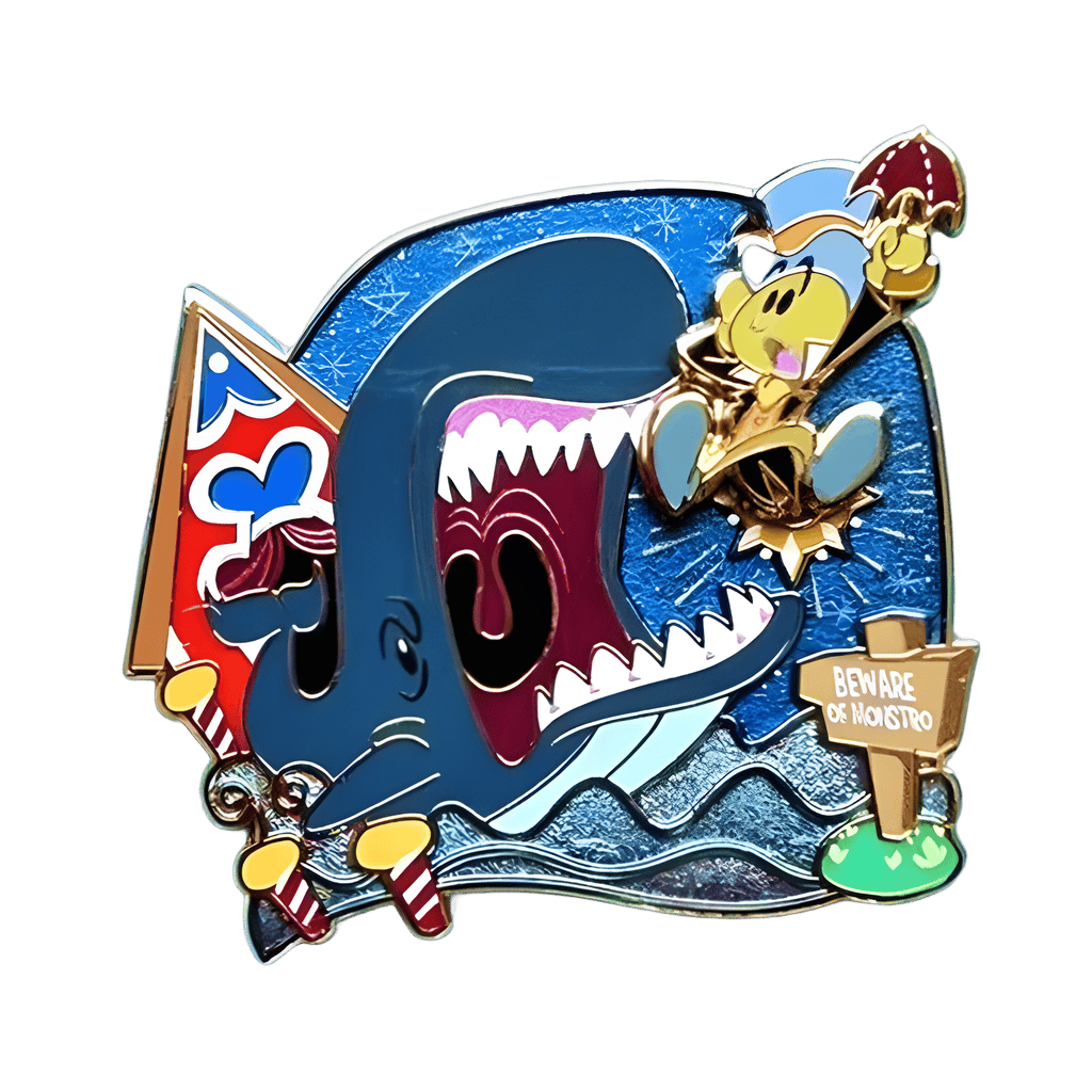 Alice & Pinocchio Pin Set — Pinocchio's Daring Journey Disney pin